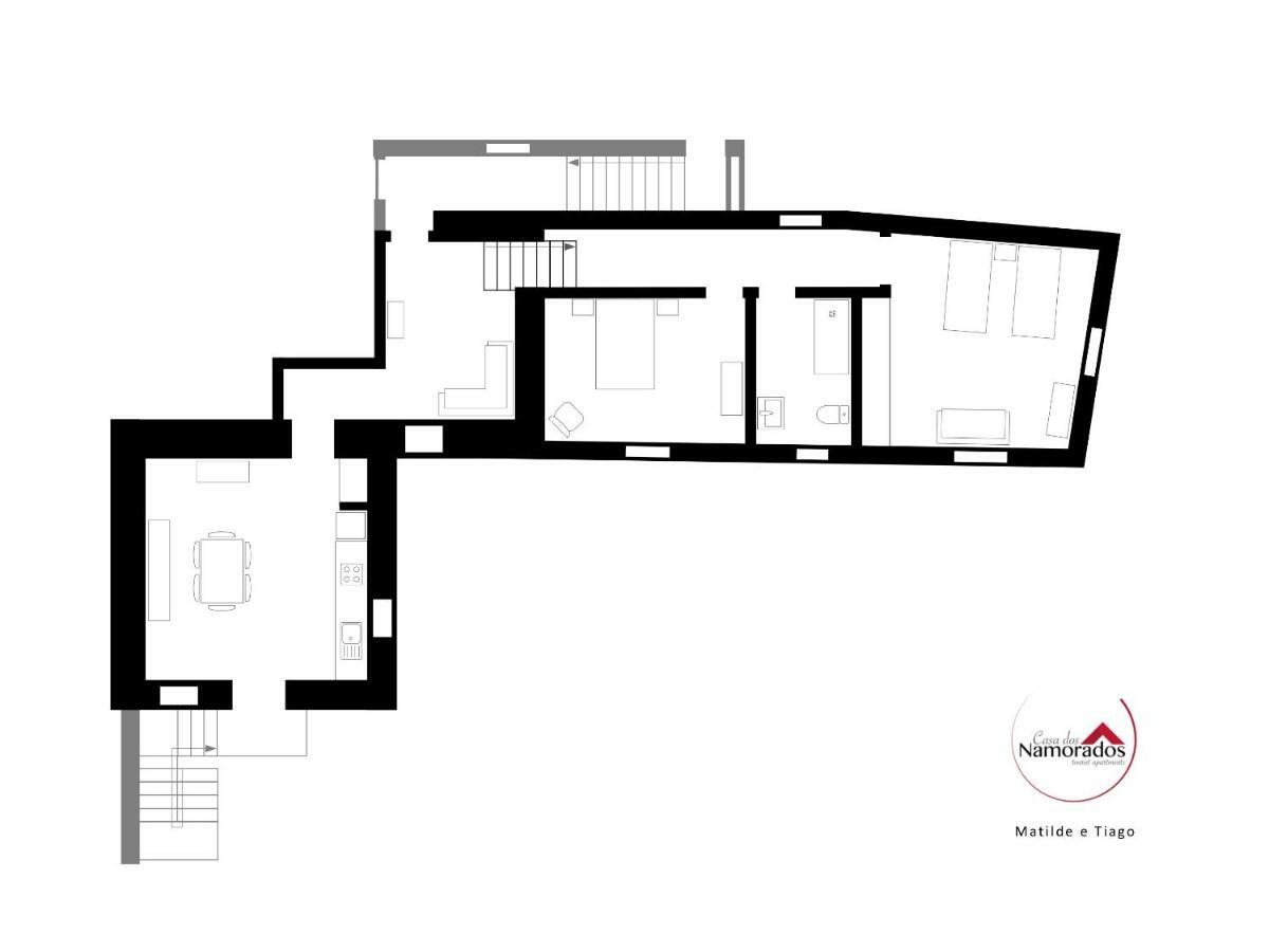 Casa Dos Namorados Vale de Cambra Eksteriør billede